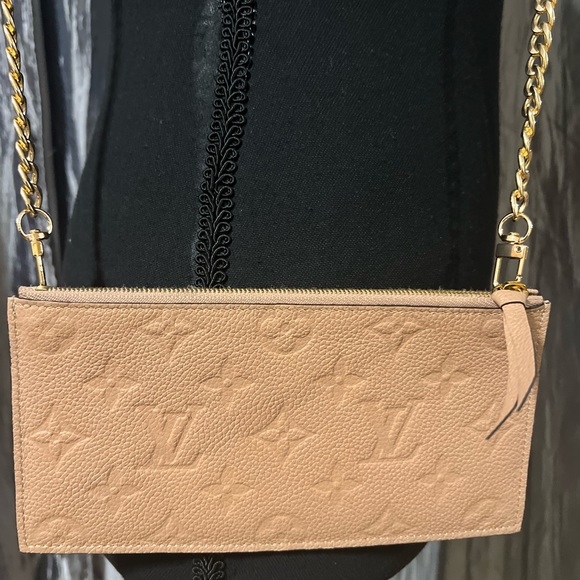 LOUIS VUITTON BLUSH NEW MICRO WALLET ON CHAIN - Picture 3 of 16